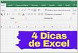 Check -in em Excel execute com atalho de teclad